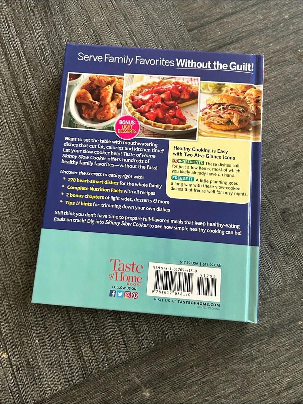 Taste of Home | Skinny Slow Cooker Cookbook